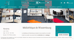 Desktop Screenshot of mediatheque-wissembourg.fr